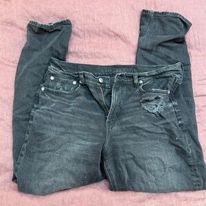 Super High Rise Ankle Straight Jean 14 X-Long